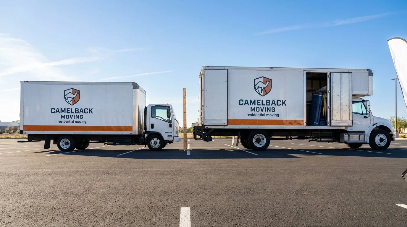 Moving truck size capacity guide in Sweetwater